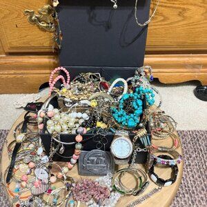 BULK Jewelry MIXED VARIETY Vintage + Current 7.25 lbs 3,000 gr